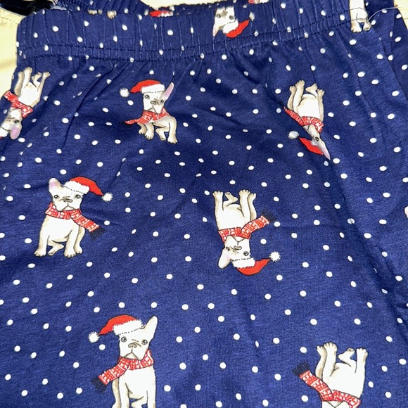 Chapter Club Winter Christmas Holiday Puppy Cotton Pj Bottoms NWT 2X - Picture 2 of 6